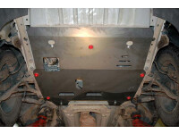 Skid plate for Volvo XC90 2002-, 2,5 mm steel (engine +...