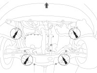 Skid plate for VW Caddy / Caddy Maxi 2003-2015, 2 mm steel (engine + gear box)
