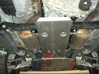 Unterfahrschutz für VW Touareg 2010-, 2,5 mm Stahl gepresst (Getriebe)
