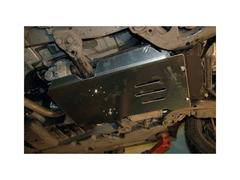 Unterfahrschutz für VW Touareg, 5 mm Aluminium (Getriebe + Verteilergetriebe)