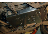 Skid plate for VW Touareg, 5 mm aluminium (gear box +...