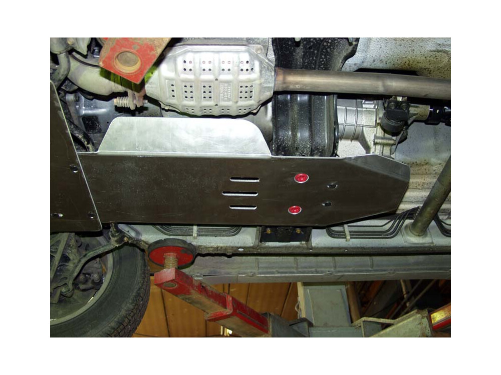 Skid plate for Suzuki Grand Vitara, 2,5 mm steel (gear box + transfer case)
