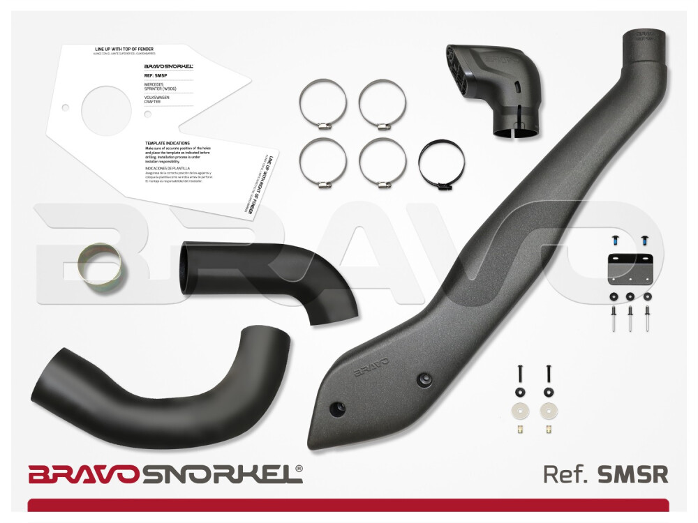 Bravo Snorkel for Mercedes Sprinter 906 + VW Crafter