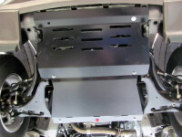 Skid plate for Mitsubishi Pajero V60, 2,5 mm steel (radiator + engine)