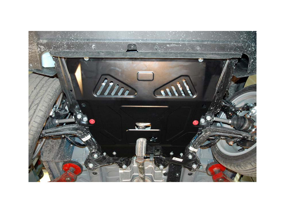 Unterfahrschutz für Fiat 500, 2 mm Stahl gepresst (Motor + Getriebe)