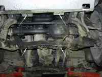 Unterfahrschutz für Hyundai Galloper, 2 mm Stahl...