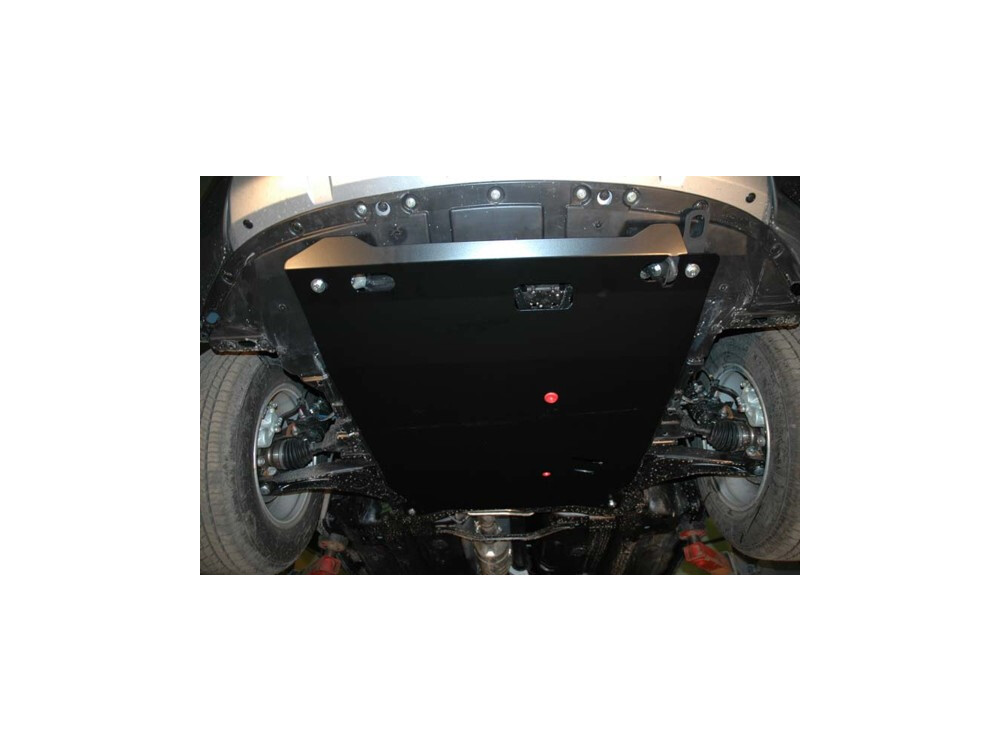 Skid plate for Mitsubishi Outlander 2006-, 2 mm steel (engine + gear box)