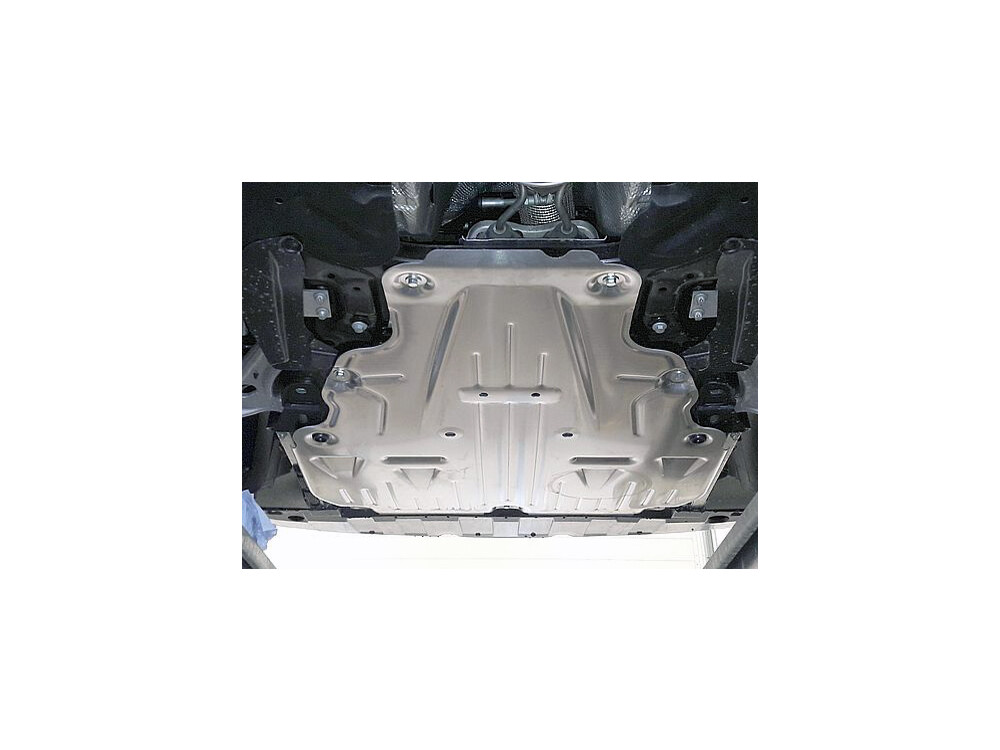 Skid plate for Mercedes GLA 2014-, 3 mm aluminium (engine + gear box)