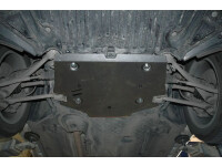 Skid plate for Mercedes GLK 2012-, 5 mm aluminium (engine...