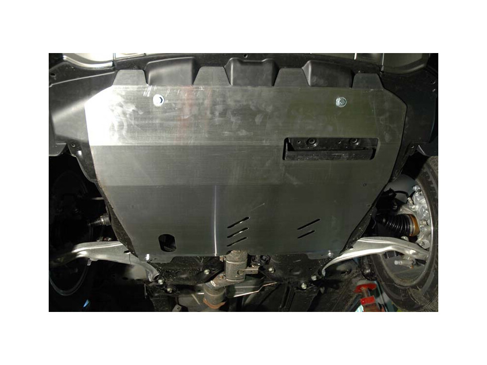 Skid plate for Nissan Murano 2010-, 5 mm aluminium (engine + gear box)