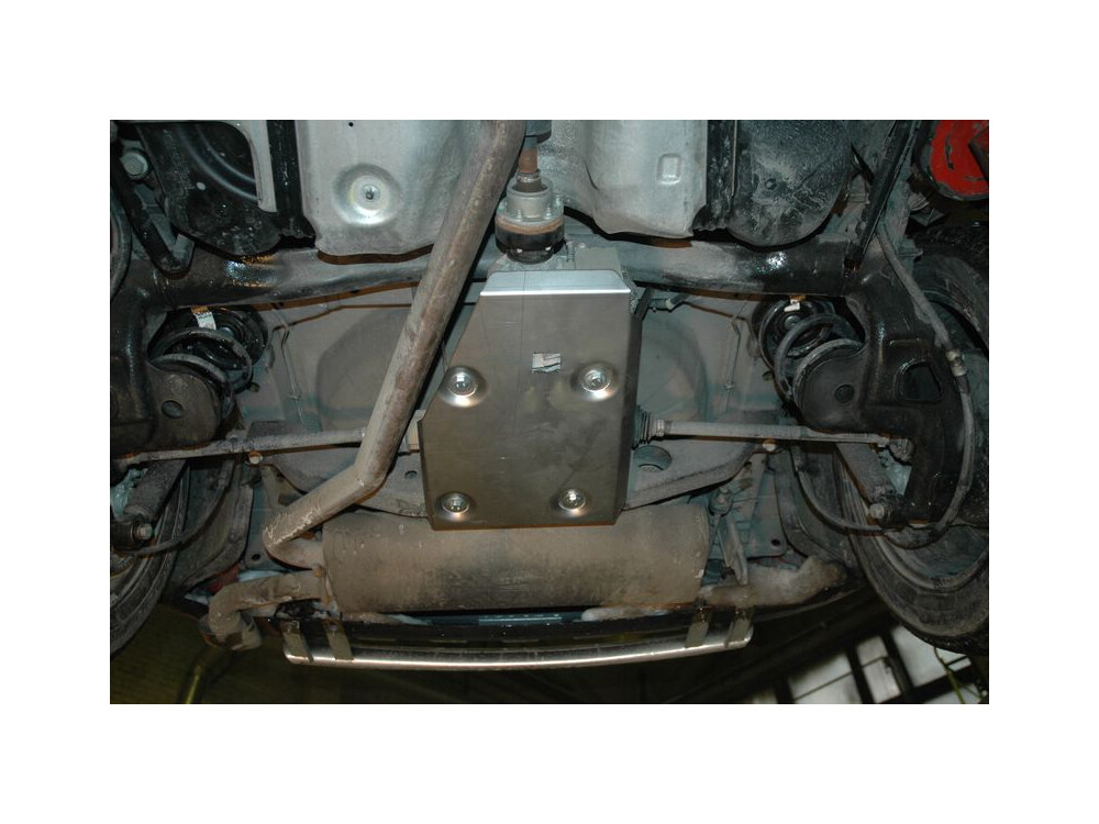 Skid plate for Opel Mokka / Mokka X, 5 mm aluminium (rear differential)
