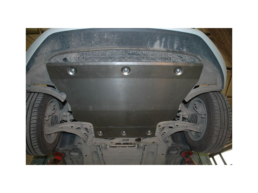 Skid plate for Seat Leon 2013-, 5 mm aluminium (engine + gear box)