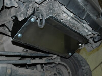 Skid plate for Toyota Land Cruiser J7 2012-, 3 mm steel (steering)