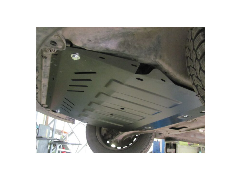 Unterfahrschutz für VW Caddy / Caddy Maxi 2003-2015, 2 mm Stahl gepresst (Motor + Getriebe)