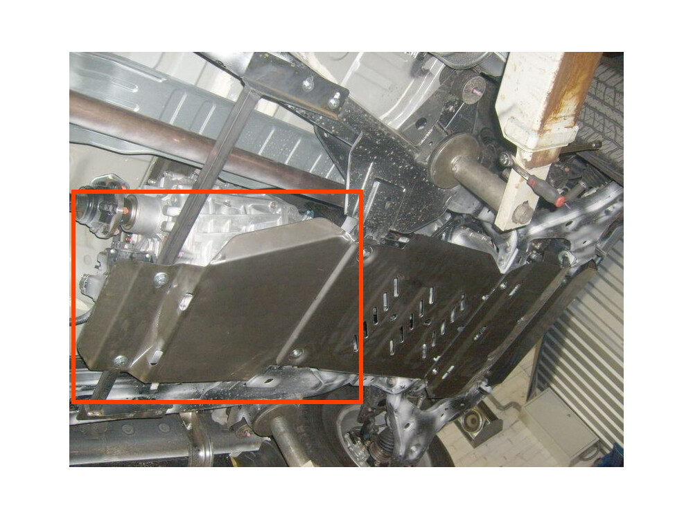 Unterfahrschutz für Mitsubishi L200 2015-, 5 mm Aluminium (Verteilergetriebe)