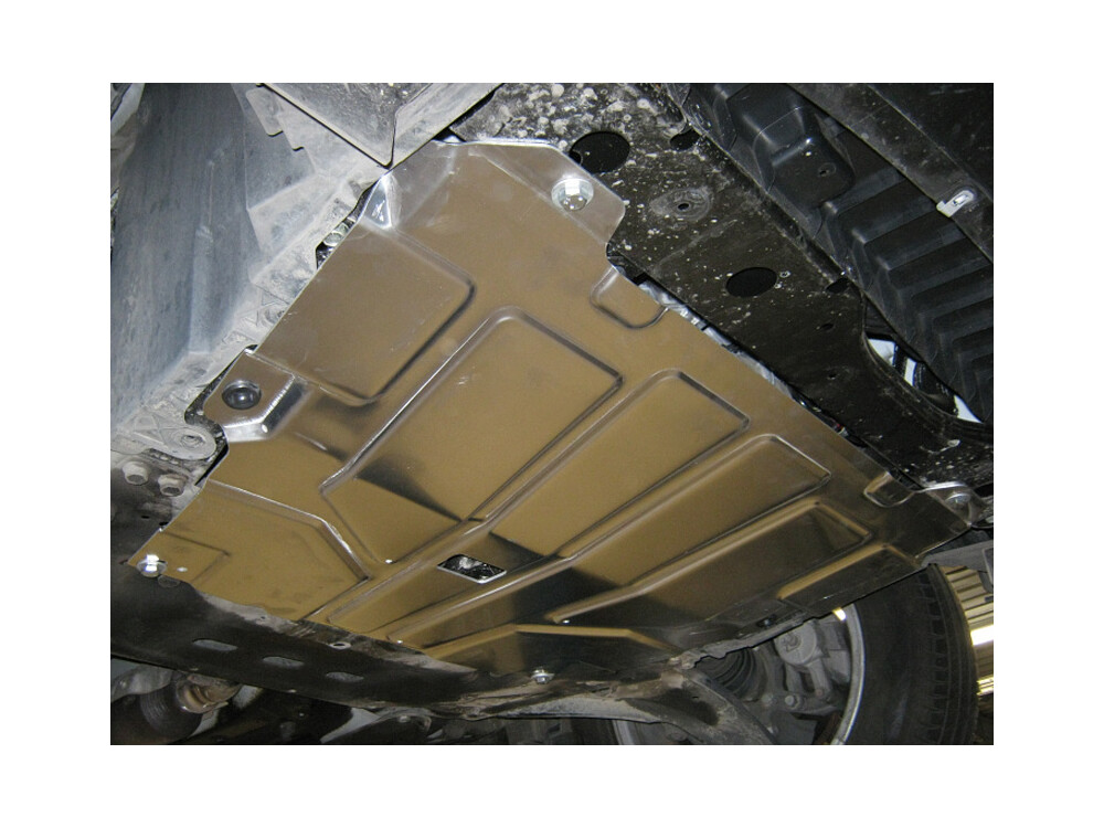 Skid plate for Renault Kadjar 2015-, 5 mm aluminium (engine + gear box)