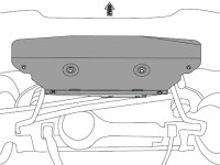 Skid plate for Suzuki Jimny, 2,5 mm steel (radiator)