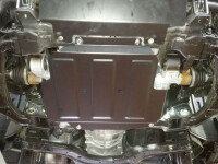 Skid plate for Nissan Navara 2016-, 2,5 mm steel (engine)