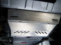 Skid plate for Toyota Land Cruiser J12, 2,5 mm steel (steering)