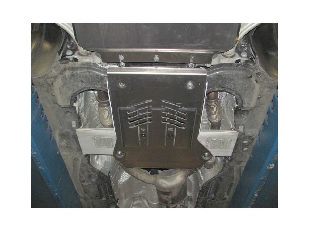 Unterfahrschutz für Mercedes GLE 2015-, 2,5 mm Stahl gepresst (Getriebe)