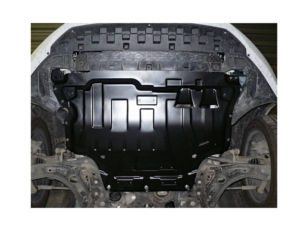 Unterfahrschutz für Skoda Octavia 2013-, 1,8 mm Stahl gepresst (Motor + Getriebe)