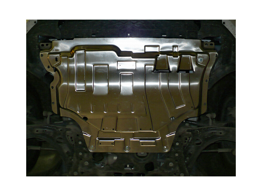 Skid plate for Skoda Octavia 2013-, 3 mm aluminium (engine + gear box)