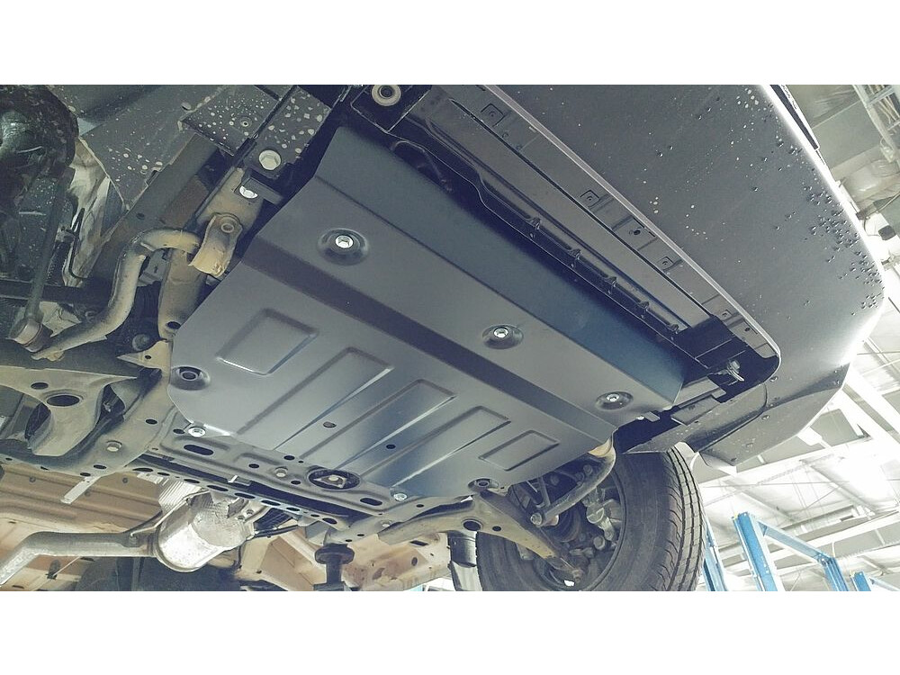 Unterfahrschutz für VW Crafter 2017-, 4 mm Aluminium gepresst (Motor + Getriebe)