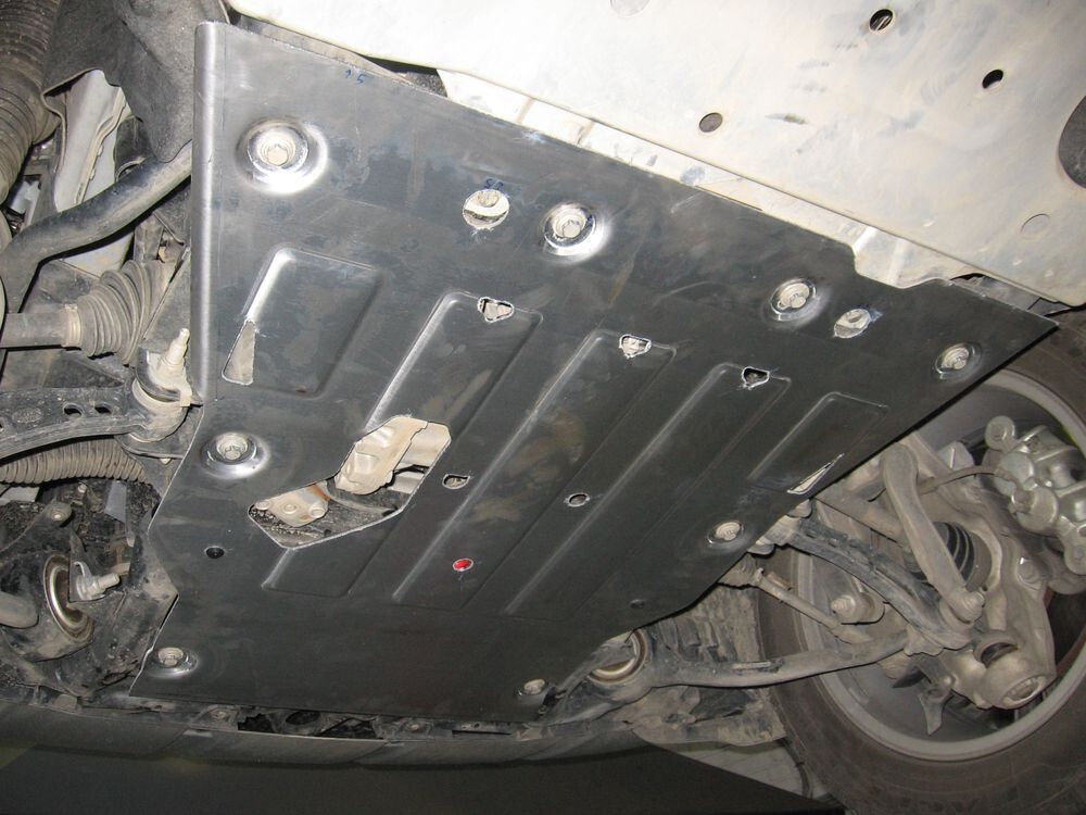 Skid plate for Land Rover Discovery V, 4 mm aluminium (engine)