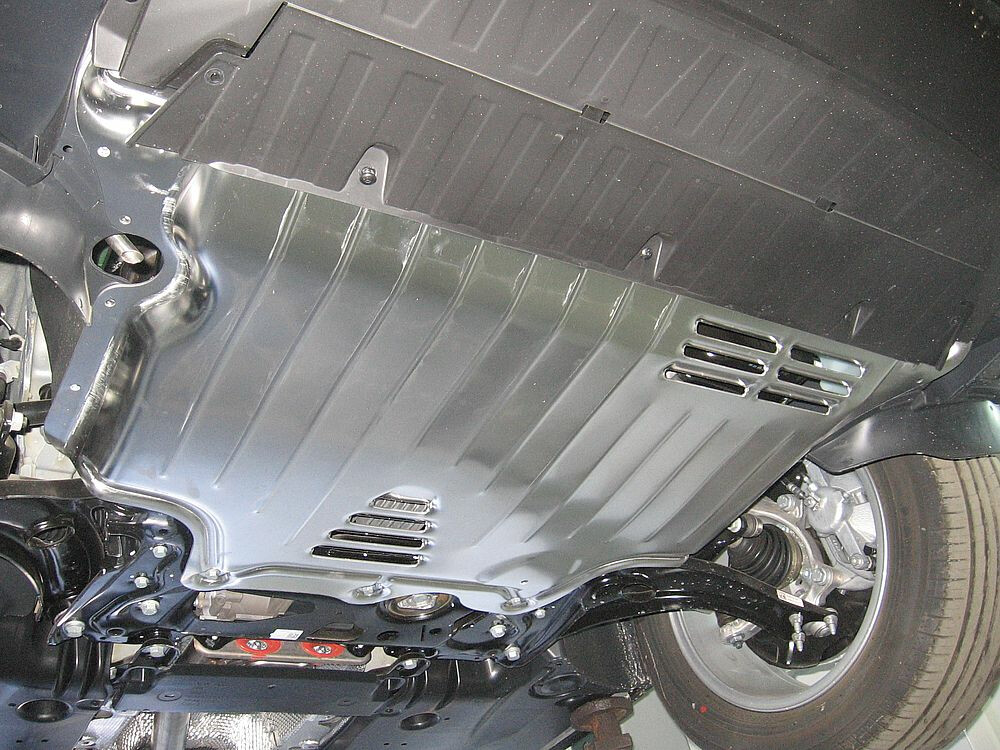 Unterfahrschutz für VW Tiguan 2016-, 1,8 mm Stahl gepresst (Motor + Getriebe)