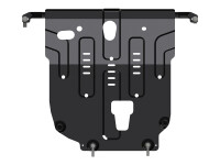 Unterfahrschutz für KIA Rio 2017-, 2 mm Stahl gepresst (Motor + Getriebe)