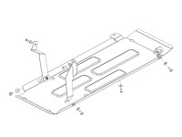 Skid plate for Mercedes X, 2,5 mm steel (tank)