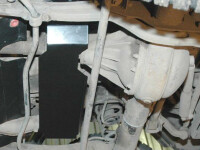 Skid plate for Nissan Patrol GR, 5 mm steel (engine)