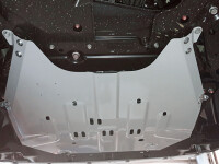 Unterfahrschutz für Mitsubishi ASX 2018-, 2 mm Stahl gepresst (Motor + Getriebe)