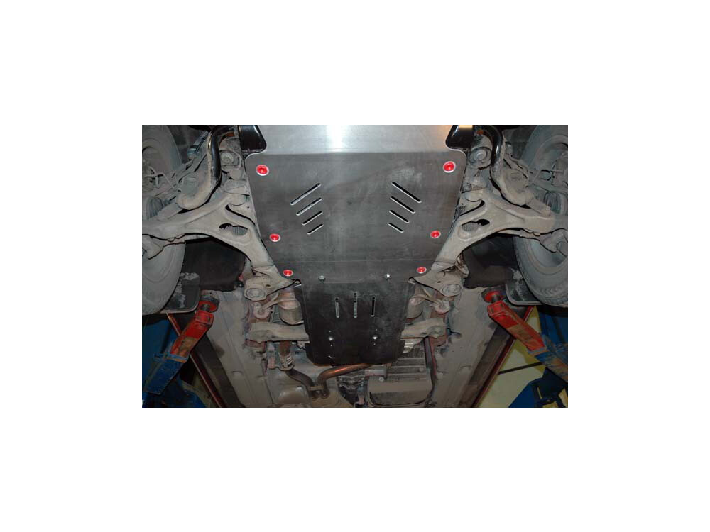 Skid plate for Audi Q7 S-Line 2006-, 2,5 mm steel (gear box)