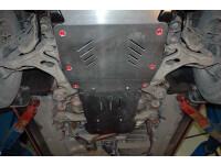 Unterfahrschutz für Audi Q7 S-Line 2006-, 2,5 mm Stahl (Getriebe)