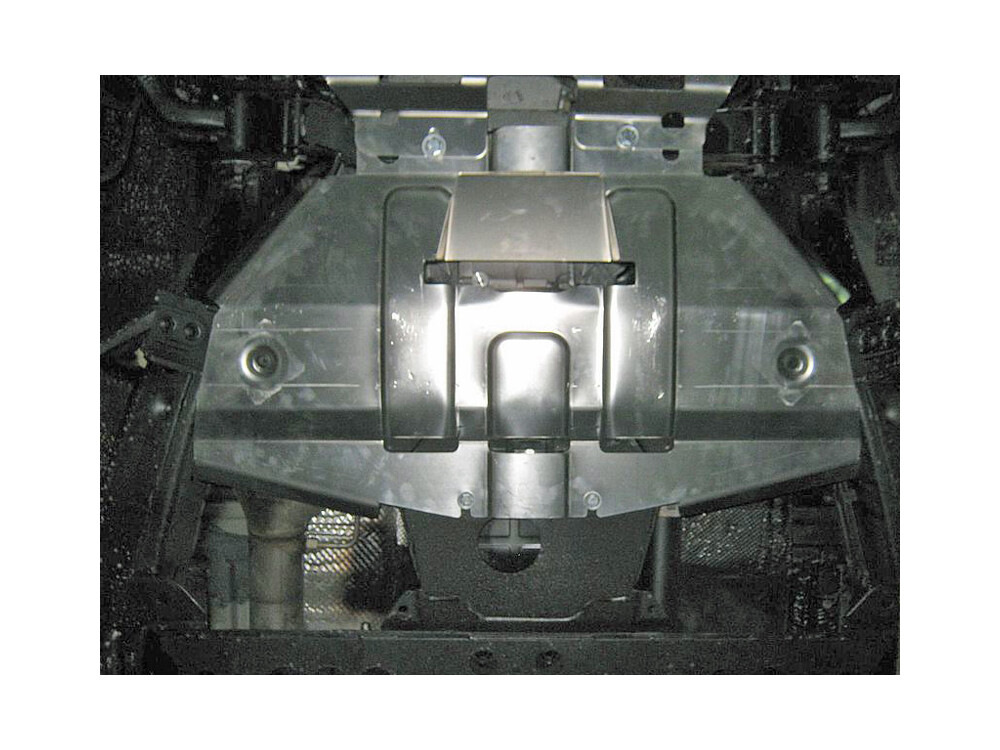 Skid plate for Mercedes X, 6 mm aluminium (gear box)