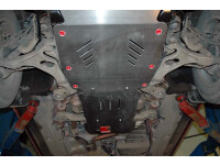 Unterfahrschutz für Audi Q7 2006-, 5 mm Aluminium (Getriebe)