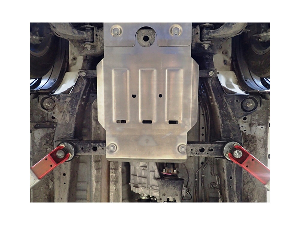 Skid plate for Toyota Hilux 2016-, 6 mm aluminium (gear box)