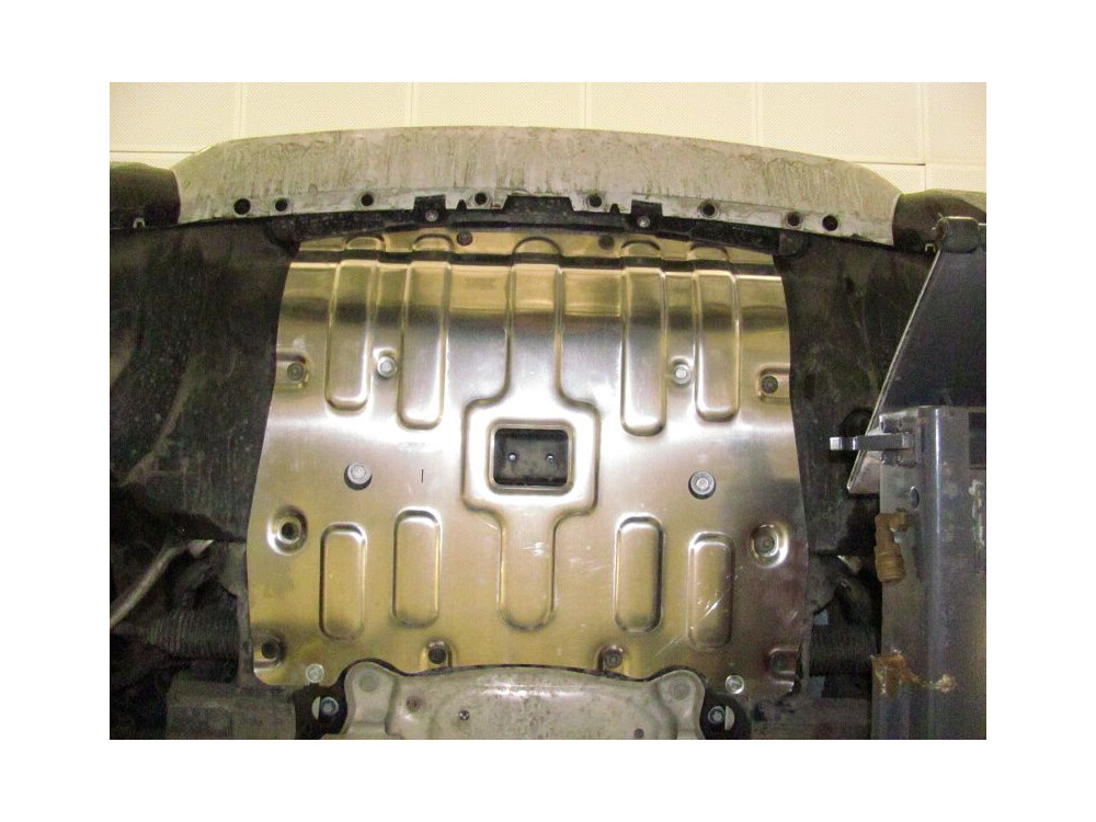 Skid plate for BMW X7 G07, 4 mm aluminium (radiator + engine)