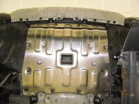 Skid plate for BMW X7 G07, 4 mm aluminium (radiator + engine)