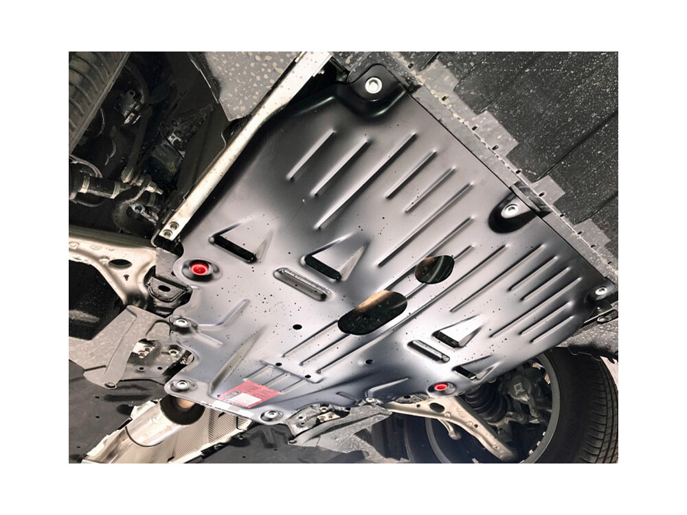 Unterfahrschutz für Mercedes CLA 2019-, 1,8 mm Stahl gepresst (Motor + Getriebe)