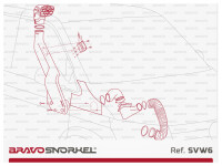 Bravo Snorkel Ansaugschnorchel für VW T5/T6