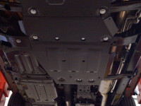 Skid plate for Jeep Wrangler JL, 4 mm aluminium  (gear...