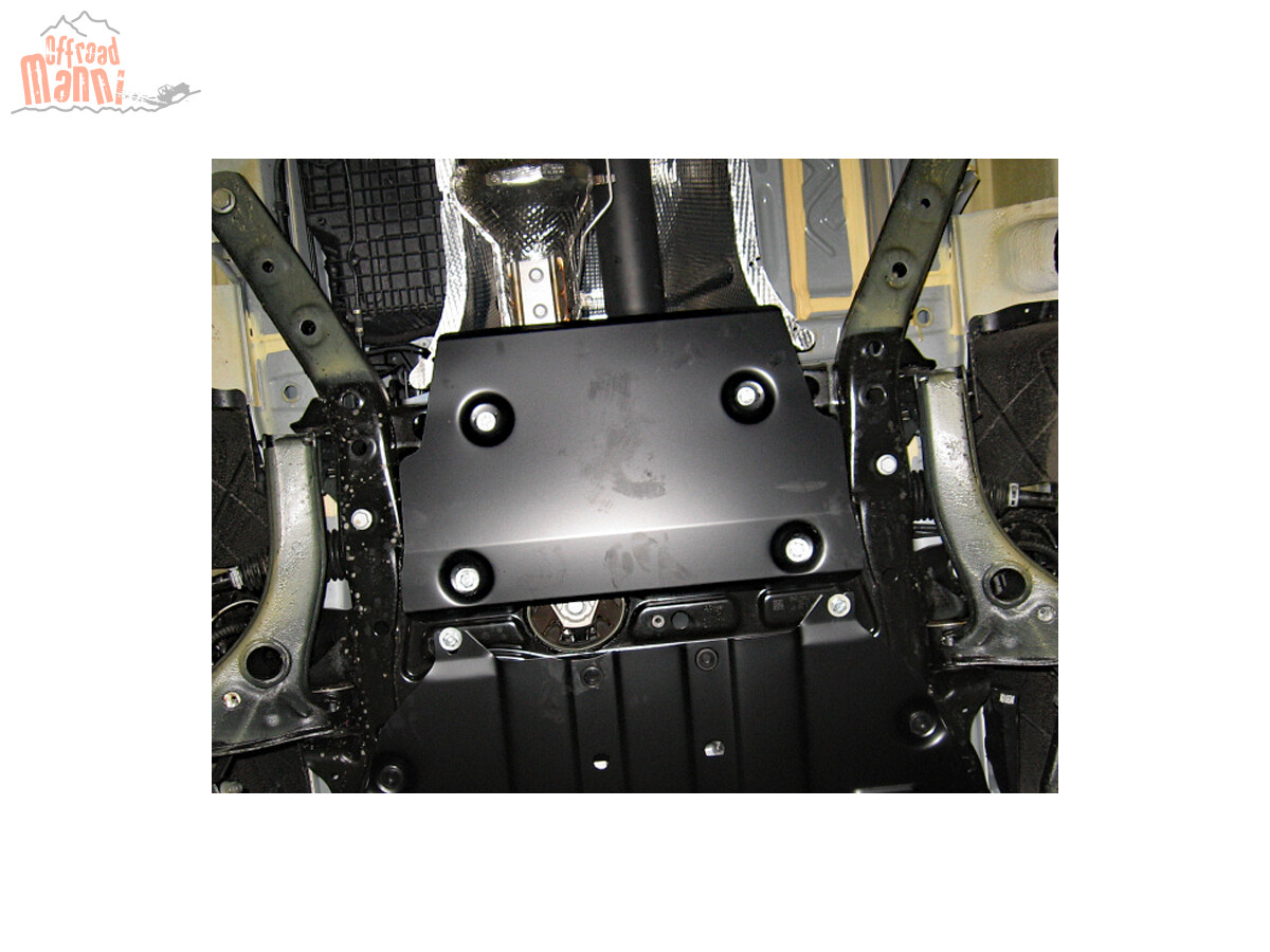 Unterfahrschutz für MAN TGE, 4 mm Aluminium gepresst (Motor + Getriebe)