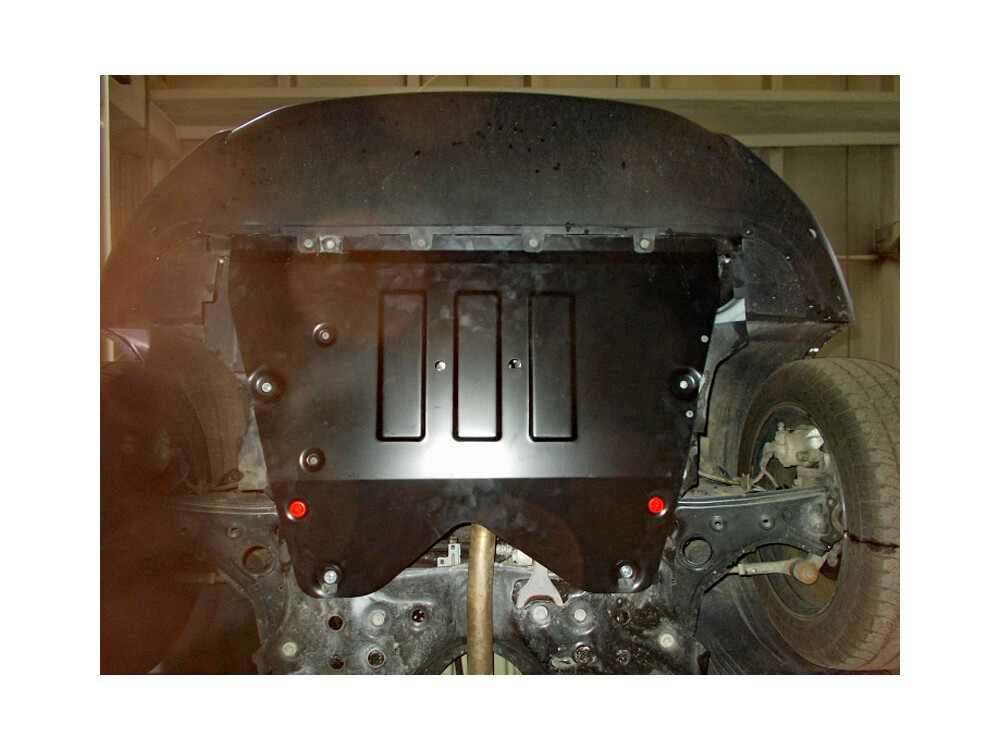 Skid plate for Fiat Doblo 2010-, 2 mm steel (engine + gear box)