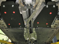 Unterfahrschutz für Skoda Kodiaq, 4 mm Aluminium (Tank)
