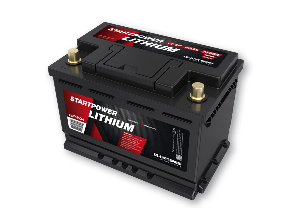 Lithium LiFePo4 Auto Starter Batterie 12V / 60Ah / 1500A (CSX12125-1500A)