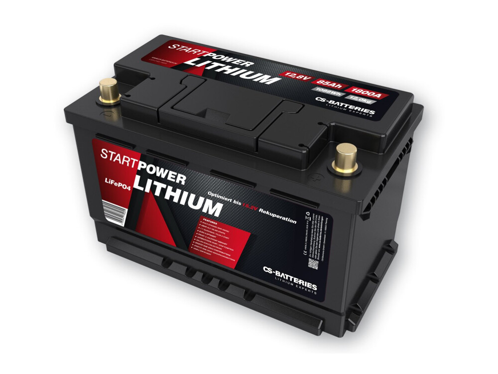 Lithium LiFePo4 Auto Starter Batterie 24V / 80Ah / 1800A (CSX24180-18