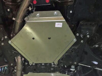 Skid plate for Subaru Forester SK, 3 mm aluminium (gear box)