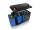 Lithium LiFePO4 Wohnmobil Versorgerbatterie 12V / 80Ah mit 500A Bluetooth-Mess-Shunt (CSX12080-BMS100CBS)